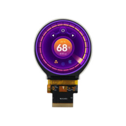 Afişaj: TFT; 2,1"; 480x480; Ilum: LED; Dim: 58,18x60,71x2,26mm; RGB