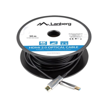Cablu; HDMI mufă,din ambele părţi; PVC; Lung: 10m; negru; Fire: Cu