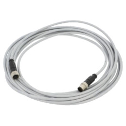 Cablu: pentru senzori/automatizări; PIN: 5; mufă; PVC; 7,5m