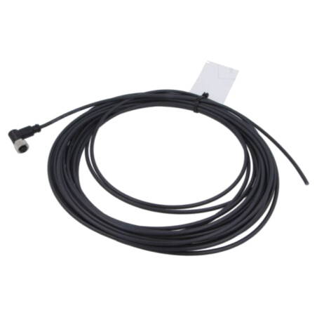 Conector: M12; mufă; mamă; PIN: 4; în unghi; cabluri; 12,5m