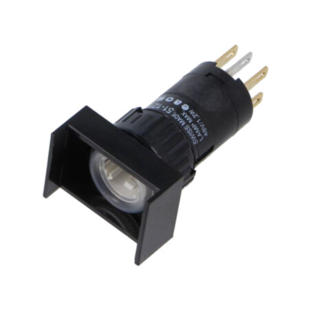 Comutator: corp; 16mm; Poz.i stab: 1; NC + NO; 51; Poz: 2; Ø16,2mm