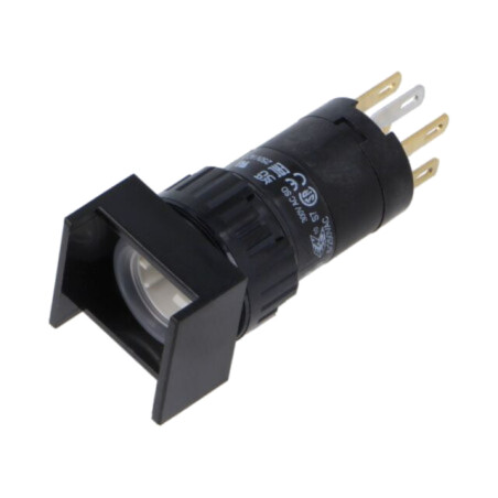 Comutator: corp; 16mm; Poz.i stab: 1; NC + NO; 51; Poz: 2; Ø16,2mm