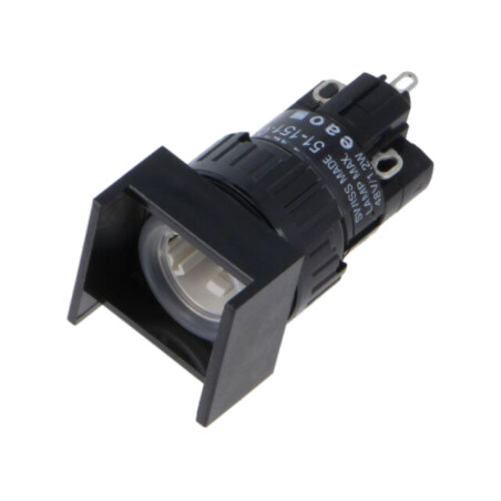 Comutator: corp; 16mm; Poz.i stab: 1; NC + NO; 51; Poz: 2; Ø16,2mm