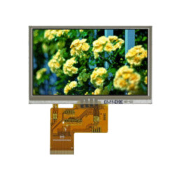 Afişaj: TFT; 4,3"; 480x272; Ilum: LED; Dim: 105,5x67,2x4,05mm; RGB