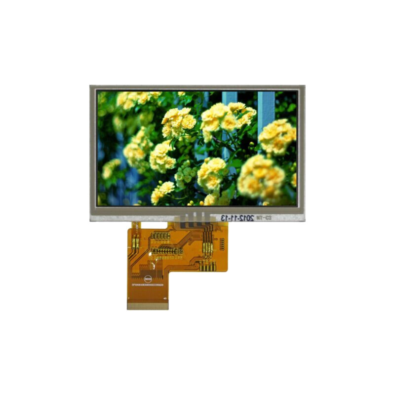 Afişaj: TFT; 4,3"; 480x272; Ilum: LED; Dim: 105,5x67,2x4,05mm; RGB Afişaj: TFT; 4,3"; 480x272; Ilum: LED; Dim: 105,5x67,2x4,05mm; RGB