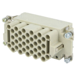 Conector: HDC; inserturi de contact; mamă; 16A; 500V; Han® EEE