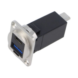 FT METAL USBC F-M + USB3.0 A-A CSK