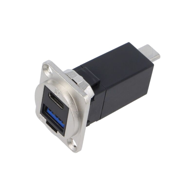 FT METAL USBC F-M + USB3.0 A-A CSK
