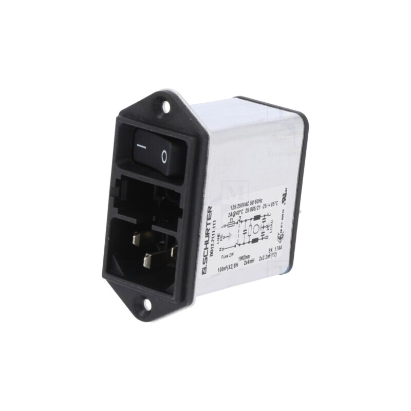Conector: alimentare AC; soclu; tată; 2A; 250VAC; C14 (E),ecranat Conector: alimentare AC; soclu; tată; 2A; 250VAC; C14 (E),ecranat