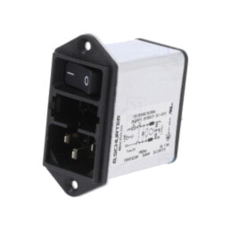 Conector: alimentare AC; soclu; tată; 2A; 250VAC; C14 (E),ecranat