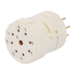 Conector: M23; inserturi de contact; PIN: 9(1+8); mamă; THT; 200V