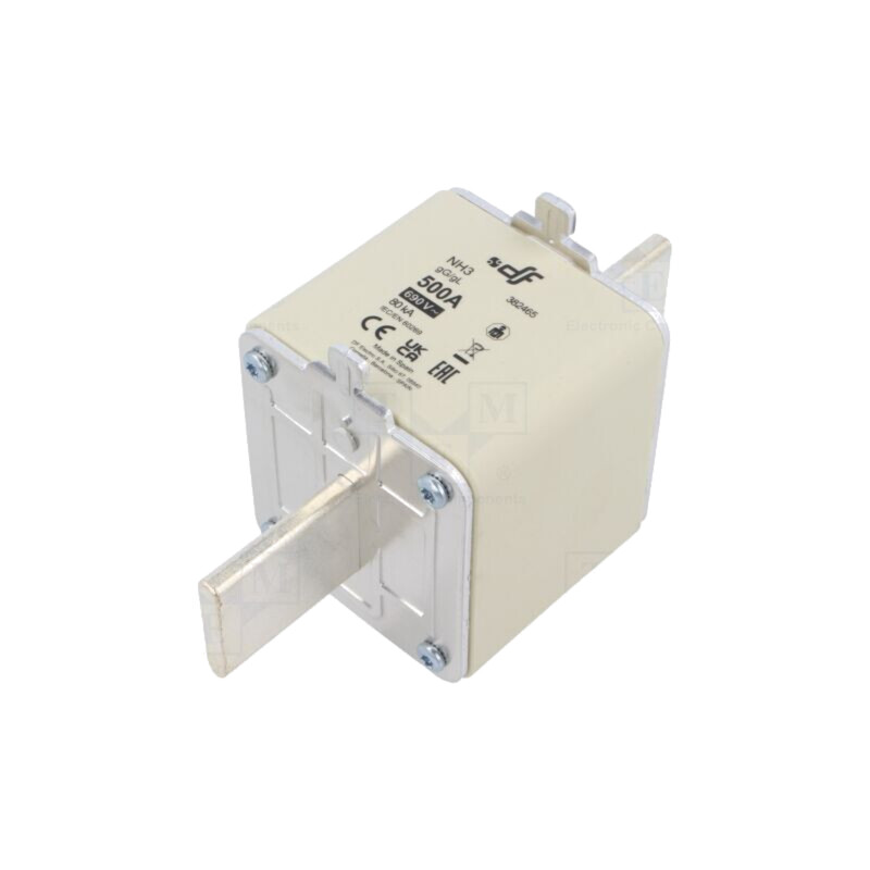 Siguranţă: siguranţă; 500A; 690VAC; 440VDC; gG; ceramică; NH3