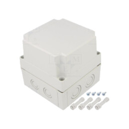 Carcasă: universală; X: 130mm; Y: 130mm; Z: 125mm; MNX; policarbonat