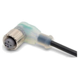 Cablu: pentru senzori/automatizări; M12; PIN: 4; în unghi; 2m; PVC