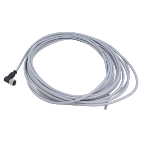 Conector: M12; mufă; mamă; PIN: 5; în unghi; cabluri; 10m
