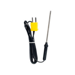 Sondă: de temperatură tip K; -40÷400°C; Lung.sondă: 75mm; neagră