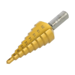 Burghiu; graduale,conic,în trepte; Ø: 4÷20mm