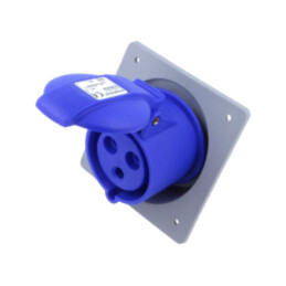 Conector: alimentare AC trifazate; IP&S; 32A; 250VAC; soclu; mamă