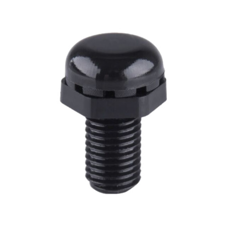 Element de compensare a presiunii; IP69; neagră; Filet: M6; 5buc.