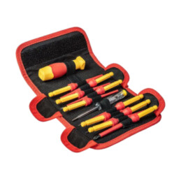 Kit: şurubelniţe; izolată; Phillips,plată; 1kVAC; etui; 12buc.