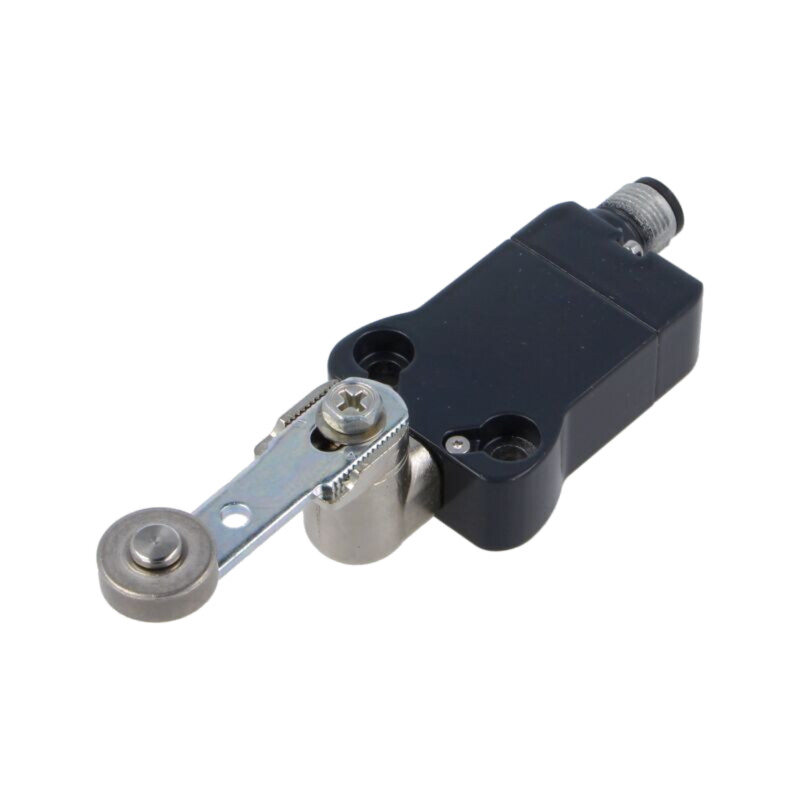 Limitator cursă; rolă metalică Ø16mm; NO + NC; terminal M12