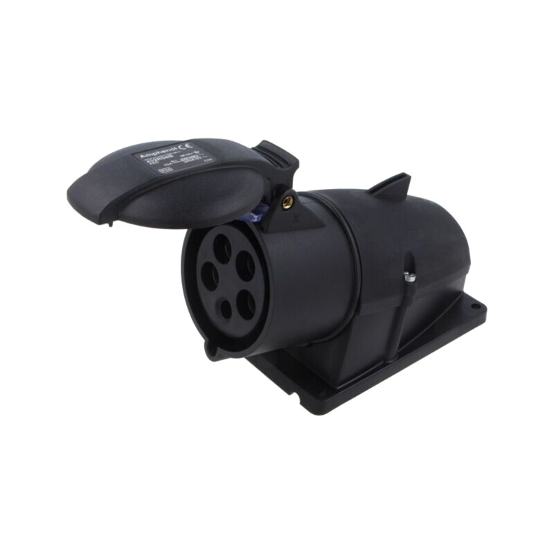 Conector: alimentare AC trifazate; IP&S; 30A; 415V; soclu; mamă
