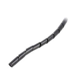 Protecţie în spirală; Øbuclă: 4÷50mm; polietilenă; neagră; L: 10m