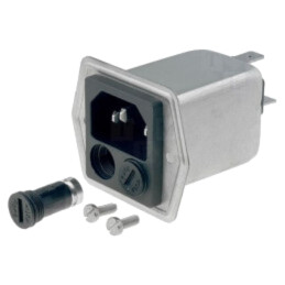 Conector: alimentare AC; soclu; tată; 8A; 250VAC; C14 (E); 5707