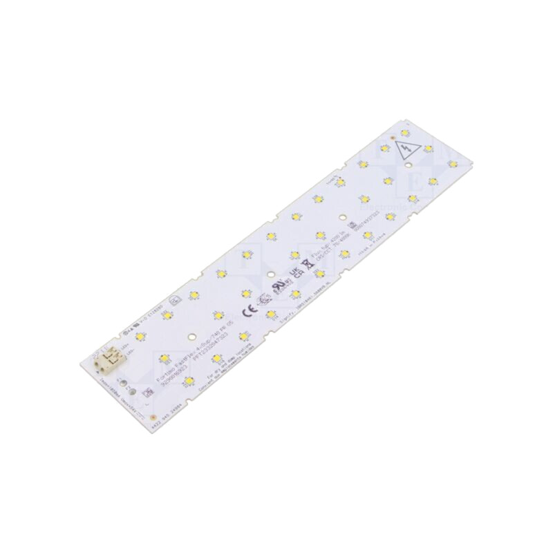 Baretă LED; W: 49,5mm; L: 223mm; Nr.diode: 32; CRImin: 70; 4000K