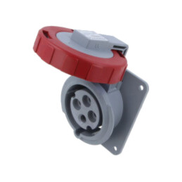 Conector: alimentare AC trifazate; IP&S; 32A; 415VAC; soclu; mamă