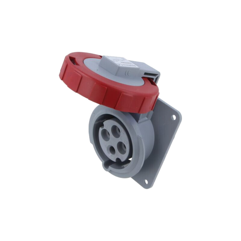 Conector: alimentare AC trifazate; IP&S; 32A; 415VAC; soclu; mamă