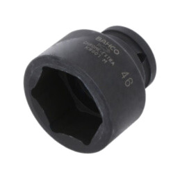 Cap; 6-puncte,tubulară,cu impact; HEX 46mm; 3/4"; oţel
