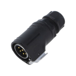 Conector: circular; mufă; mamă; 02; 43A; 500V; PIN: 3; IP67; drept