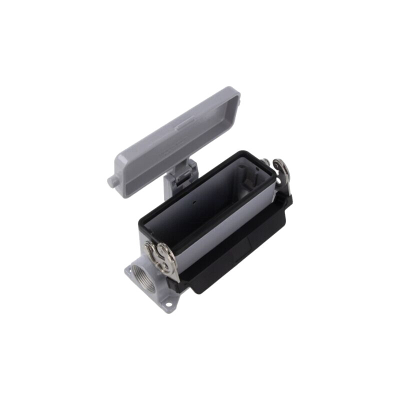 Enclosure for connectors: HDC; size 104.27; with latch; PG21 Enclosure for connectors: HDC; size 104.27; with latch; PG21