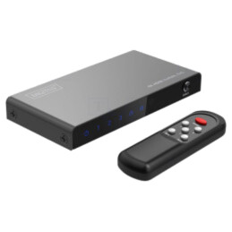 Switch; HDCP 2.2,HDMI 2.0; neagră; Ieşire: HDMI soclu