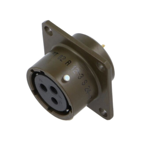 Conector: circular; soclu; mamă; PT/451; 13A; 600V; PIN: 3; drept