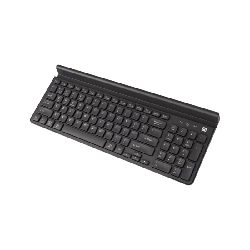 Tastatură; neagră; USB A; fără fir,US layout; Nr.butoane: 108