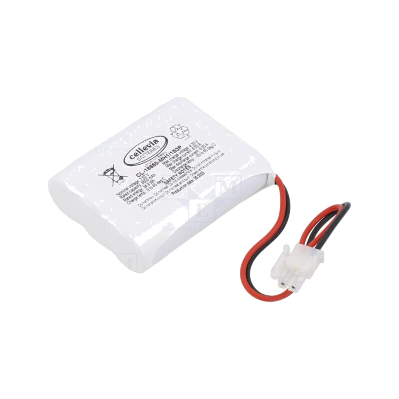Acumul: Li-Ion; 18650,MR18650; 3,63V; 9600mAh; cabluri; 20x70x56mm Acumul: Li-Ion; 18650,MR18650; 3,63V; 9600mAh; cabluri; 20x70x56mm