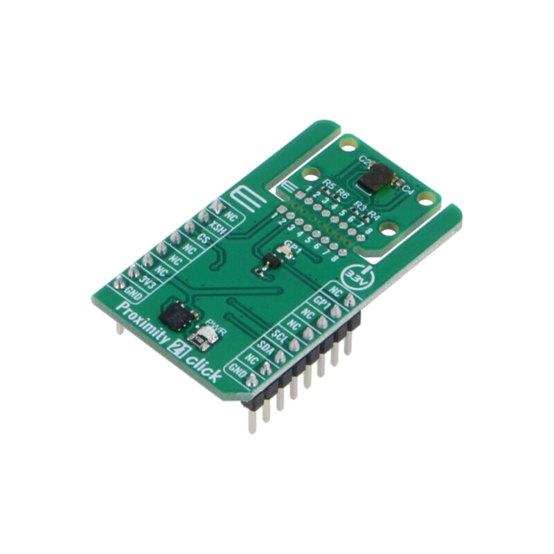 Click board; placă prototip; Comp: VL53L4EDV0DH/1; 3,3VDC Click board; placă prototip; Comp: VL53L4EDV0DH/1; 3,3VDC