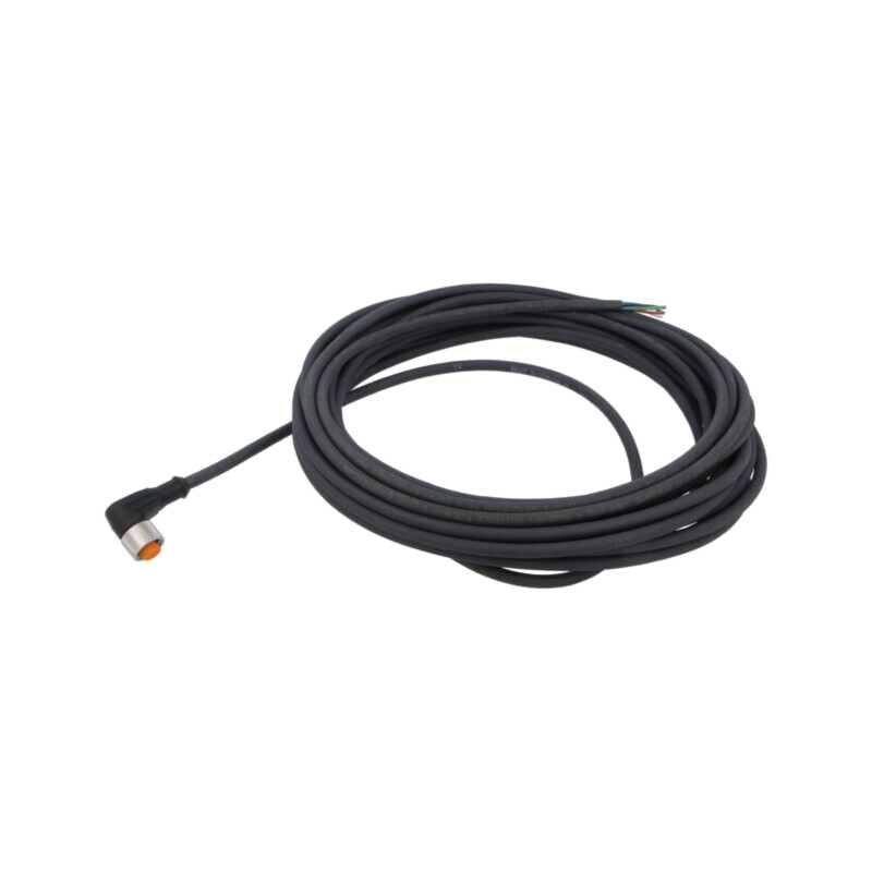 Cablu: pentru senzori/automatizări; M12; PIN: 5; în unghi; 10m Cablu: pentru senzori/automatizări; M12; PIN: 5; în unghi; 10m