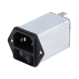 Conector: alimentare AC; soclu; tată; 2A; 250VAC; C14 (E); DC12