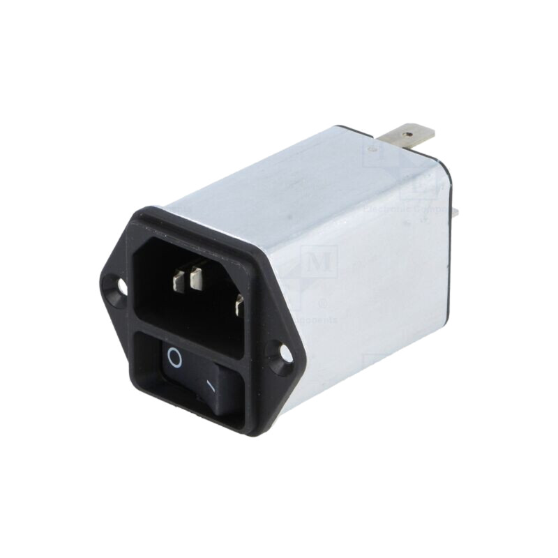 Conector: alimentare AC; soclu; tată; 2A; 250VAC; C14 (E); DC12