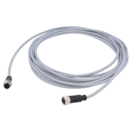 Cablu: pentru senzori/automatizări; PIN: 5; mufă; PVC; 6m