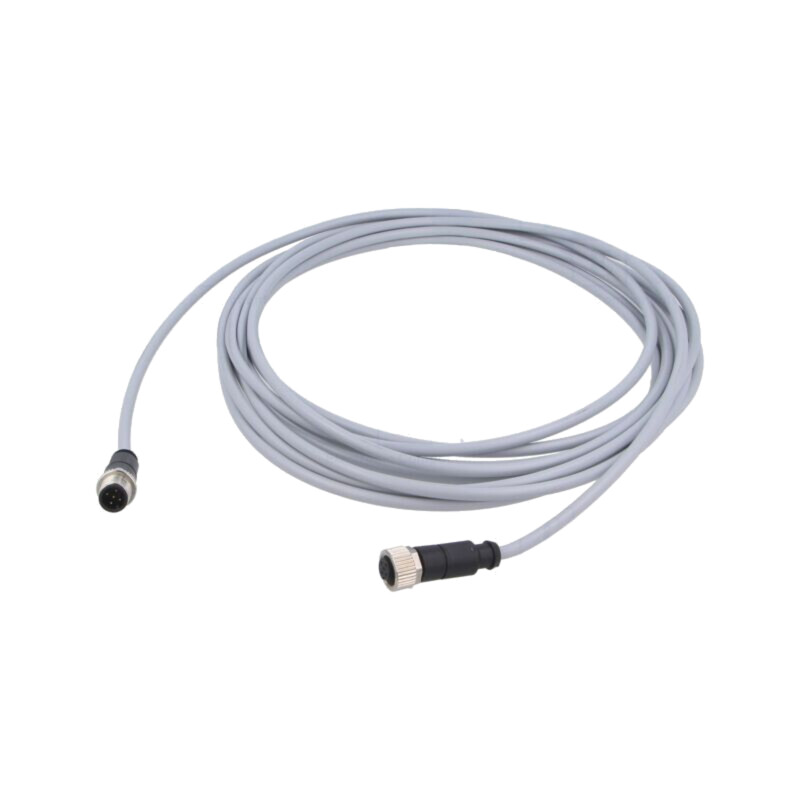Cablu: pentru senzori/automatizări; PIN: 5; mufă; PVC; 6m Cablu: pentru senzori/automatizări; PIN: 5; mufă; PVC; 6m