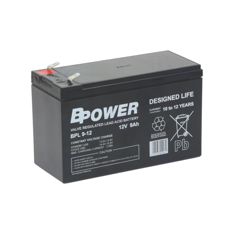 Acumul: plumb-acid; 12V; 9Ah; AGM; nu necesită întreţinere; 2,7kg Acumul: plumb-acid; 12V; 9Ah; AGM; nu necesită întreţinere; 2,7kg