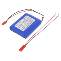Acumul: Li-Po; 7,4V; 3500mAh; cabluri,contector JST SYR-02T