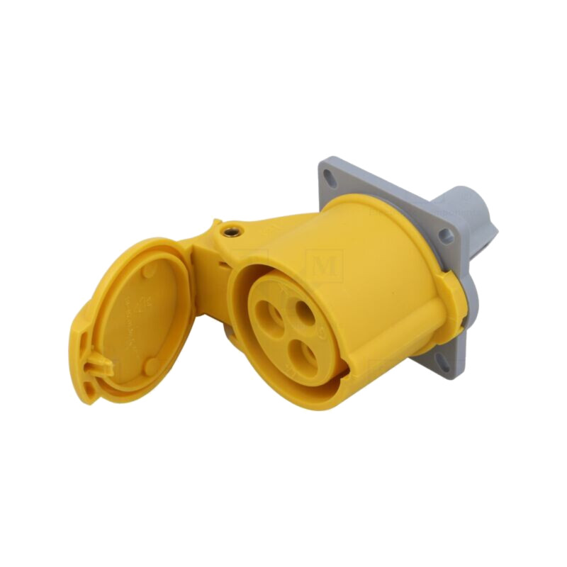 Conector: alimentare AC trifazate; IP&S; 16A; 130VAC; soclu; mamă