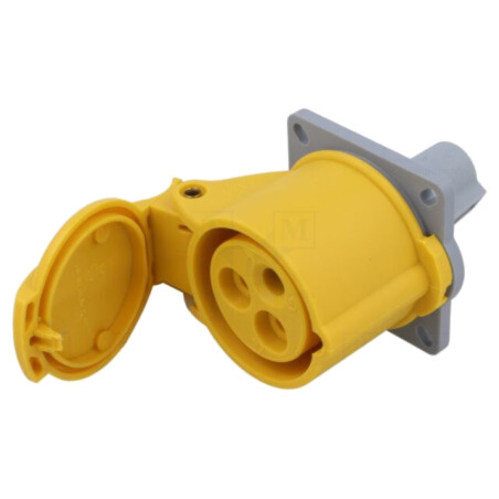 Conector: alimentare AC trifazate; IP&S; 16A; 130VAC; soclu; mamă