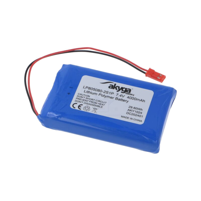 Acumul: Li-Po; 7,4V; 4000mAh; cabluri,contector JST SYP-02T-1 Acumul: Li-Po; 7,4V; 4000mAh; cabluri,contector JST SYP-02T-1