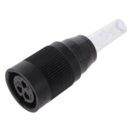 Conector: circular; 690; 250V; 10A; PIN: 3; mufă; mamă; lipire; IP40